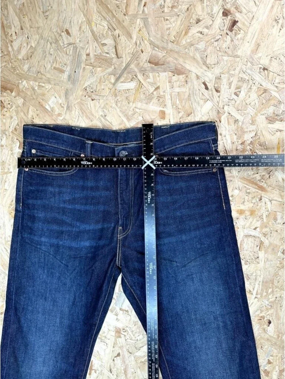 Levis 505 Regular Fit Jeans Mens 38x27 Blue Denim Straight Leg Pants